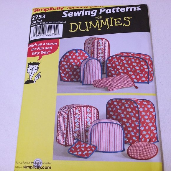 Lot of 3 Sewing Patterns Home Decor Patio Appliance Covers Valance New Folded - Picture 6 of 8